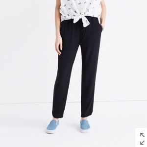 Madewell Track Trousers in black